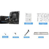MSI PRO B760-P DDR4 II carte mère socket 1700 Noir, RAID, 2.5Gb-LAN, Gb-LAN, Sound, ATX