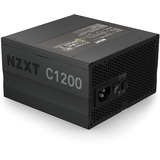 NZXT NZXT C1200 80+ Gold 1200W ATX alimentation  Noir, 2x PCIe, Gestion des câbles