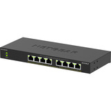 Netgear Gigabit Ethernet 8 ports non géré PoE+ Essentials (GS308LP), Switch Noir, 60 Watt PoE