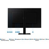 SAMSUNG ViewFinity S80UD S27D800UAU 27" 4K UHD Moniteur  Noir, HDMI, DisplayPort, 3x USB-A, USB-B, USB-C, RJ-45