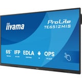 iiyama ProLite TE6512MIS-B4AG, Affichage public Noir (Mat), 2x HDMI | 1x DisplayPort | VGA | LAN | WiFi | 24/7 | Tactile