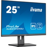 iiyama ProLite XUB2595WSU-B5 25" Moniteur  Noir, VGA, HDMI, DisplayPort