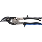 BESSEY D08 cisaille Droit Acier inoxydable Noir/Bleu, 23 cm, 380 g