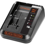 BLACK+DECKER BDC2A Chargeur de batterie Noir, Chargeur de batterie, Black&Decker, Noir, Secteur, Lithium-Ion (Li-Ion), 2 A