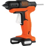 BLACK+DECKER BDCGG12N Noir, Orange, Pistolets à colle chaude Orange/Noir, Noir, Orange, Batterie, Lithium-Ion (Li-Ion), 12 V, Lithium