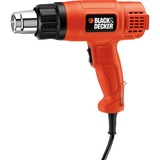 BLACK+DECKER KX1650 740l/min 1750W Rouge pistolet à air chaud, Souffleur à chaleur Orange, 740 l/min, 460 - 600 °C, 570 l/min, Rouge, Secteur, 1750 W