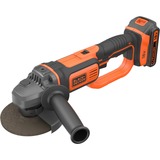 BLACK+DECKER Meuleuse d'angle Orange/Noir