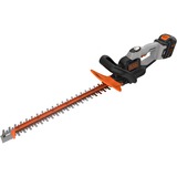 BLACK+DECKER Taille-haie sur batterie, Taille-haies Noir/Orange, Avec batterie Li-Ion 54V 1.5Ah, chargeur et cache couteau