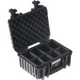 B&W 3000/B/RPD étui pour équipements Sacoche/Attaché-case Noir, Valise Noir, Sacoche/Attaché-case, Polypropylène (PP), 1,7 kg, Noir