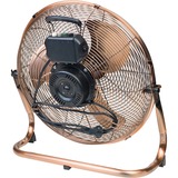 Bestron Retro ventilateur de sol DFA40C Cuivre, Ventilateur à lame domestique, Cuivre, Sol, 45 cm, Boutons, Secteur
