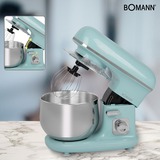 Bomann KM 6030, Robot de cuisine Turquoise/Argent