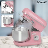 Bomann KM 6030, Robot de cuisine Rose/Argent
