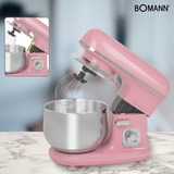Bomann KM 6030, Robot de cuisine Rose/Argent