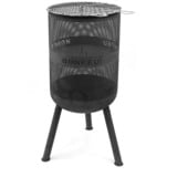 Bonfeu  BonVes 45 panier de feu bois Noir, Grille de barbecue incluse