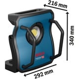 Bosch 0 601 446 900 feux de travail LED Noir, Bleu, Projecteur de chantier LED, 3,9 kg, Noir, Bleu, Éclairage autonome