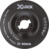 Bosch 2 608 601 716 accessoire pour meuleuse d'angle Assiette-support, Patin de ponçage Assiette-support, Bosch, 12,5 cm, Noir, 12250 tr/min, Plastique