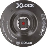 Bosch 2 608 601 721 accessoire pour meuleuse d'angle Assiette-support, Patin de ponçage Assiette-support, Bosch, 11,5 cm, Noir, 13300 tr/min, Plastique