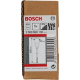 Bosch 2 608 690 100 Rotary hammer chisel attachment accessoire pour marteau rotatif, Burin Rotary hammer chisel attachment, Bosch, Acier inoxydable, 30 cm, 5 pièce(s)