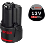 Bosch Batterie GBA 12V 2.0Ah Professional Noir, 8 V 2.0 Ah, 2000 mAh, Lithium-Ion (Li-Ion), 10,8 V, Noir, 1 pièce(s)