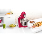 Bosch CreationLine MUM58420, Robot de cuisine rose fuchsia/Argent