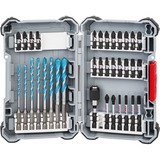 Bosch Forets Multi Construction Pick and Clic et coffret d'embouts pour tournevis Drill and Impact Control 35 pièces, Perceuse, ensembles embouts 35 pièce(s), Acier, CE, 25,4 / 4 mm (1 / 4"), Hexagonal, ABS