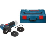 Bosch GWS 10,8-76 V-EC meuleuse d'angle 7,6 cm 19500 tr/min 900 g Bleu, 8-76 V-EC, 19500 tr/min, 7,6 cm, Batterie, 2,5 Ah, 900 g