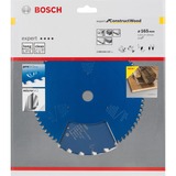 Bosch Lames de scies circulaires Expert for Construct Wood, Lame de scie Bois, 16,5 cm, 2 cm, 11500 tr/min, Bosch, 6/32,5