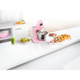 Bosch MUM58K20 robot de cuisine 1000 W 3,9 L Gris, Rose, Acier inoxydable Rose/Argent, 3,9 L, Gris, Rose, Acier inoxydable, Rotatif, 1,25 L, 1,1 m, Acier inoxydable