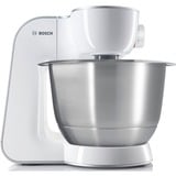 Bosch MUM58W20 robot de cuisine 1000 W 3,9 L Argent, Blanc Blanc/Argent, 3,9 L, Argent, Blanc, Boutons, 1,25 L, 1,25 L, 3,9 L
