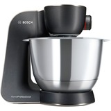 Bosch MUM59N26DE robot de cuisine 1000 W 3,9 L Acier inoxydable Noir, 3,9 L, Acier inoxydable, Boutons, 4 disques, Acier inoxydable, 1000 W