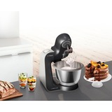 Bosch MUM59N26DE robot de cuisine 1000 W 3,9 L Acier inoxydable Noir, 3,9 L, Acier inoxydable, Boutons, 4 disques, Acier inoxydable, 1000 W