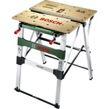 Bosch PWB 600 Établis Vert, Aluminium, Bambou, Bois, Noir, Vert, Métallique, 680 mm, 552,6 mm, 834 mm, 11,6 kg