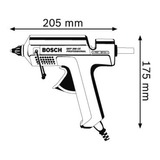 Bosch Pistolet à colle GKP 200 CE Professional, Pistolets à colle chaude Bleu, Pistolet à colle chaude, Bleu, 30 g/min, 4 s, 1,1 cm, 20 cm