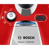 Bosch Relaxxx BGS7PET Aspirateur 700 W Aspirateur réservoir cylindrique Sec Sans sac Rouge/Noir, 700 W, Aspirateur réservoir cylindrique, Sec, Sans sac, HEPA, Filtre hygiénique, Filtrage