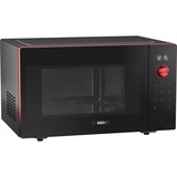 Bosch Serie 6 FFM553MF0 micro-onde Comptoir Micro-ondes uniquement 25 L 900 W Noir, Four à micro-ondes Noir/Rouge, Comptoir, Micro-ondes uniquement, 25 L, 900 W, Boutons, Rotatif, Noir