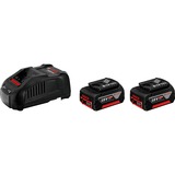 Bosch Starter-Set Batterie, Bundle Noir, Batterie, Lithium-Ion (Li-Ion), 5 Ah, 18 V, GAL 1880 CV, Noir