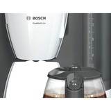 Bosch TKA6A041 machine à café Machine à café filtre, Machine à café à filtre Blanc/gris, Machine à café filtre, Café moulu, 1200 W, Gris, Blanc