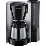 Bosch TKA6A683 machine à café Machine à café filtre, Machine à filtre Noir/Argent, Machine à café filtre, Café moulu, 1200 W, Noir, Acier inoxydable