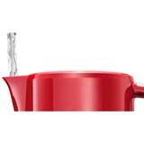 Bosch TWK3A014 bouilloire 1,7 L 2400 W Rouge Rouge, 1,7 L, 2400 W, Rouge, Plastique, Acier inoxydable, Indicateur de niveau d'eau, Sans fil