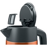 Bosch TWK4P439 bouilloire 1,7 L 2400 W Noir, Or Bronze/gris, 1,7 L, 2400 W, Noir, Or, Acier inoxydable, Indicateur de niveau d'eau, Arrêt de sécurité en cas de surchauffe