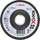Bosch X-LOCK X571 Disque à rabats, Meule d’affûtage Disque à rabats, Moyeu déporté, Acier, Bosch, 2,22 cm, 11,5 cm