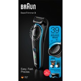 Braun BeardTrimmer 81705178 tondeuse à barbe Noir, Bleu Noir/Bleu, Lavable, Batterie, Noir, Bleu