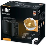 Braun HT3010BK 2 part(s) 1000 W Noir, Grille-pain Noir, 2 part(s), Noir, Boutons, Rotatif, 1000 W