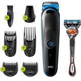 Braun MGK3245 tondeuse à cheveux Noir, Bleu Noir/Bleu, Noir, Bleu, Plastique, 0,5 mm, 2,1 cm, Acier inoxydable, AC/Batterie