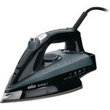 Braun TexStyle 7 TS745A Fer à vapeur Semelle Eloxal 2400 W Noir, Gris Noir/gris, Fer à vapeur, Semelle Eloxal, 2,5 m, 150 g/min, Noir, Gris, 50 g/min