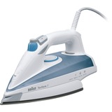 Braun TexStyle 7 TS 725 A Fer à vapeur Semelle Eloxal 2400 W Bleu, Blanc Blanc/Bleu clair, Fer à vapeur, Semelle Eloxal, 2,5 m, 180 g/min, Bleu, Blanc, 50 g/min