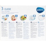 Brita Cartouche filtrante Classic 3-Pack, Filtre à eau 3 pièce(s), Brita, Cartouche