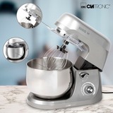 Clatronic KM 370 robot de cuisine 1000 W 5 L Titane Titane, 5 L, Titane, Boutons, Rotatif, CE, Acier inoxydable, 1000 W