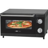Clatronic MPO 3520 Machine et four à pizzas 1 pizza(s) Noir 1000 W, Mini four Noir, 1 pizza(s), 25 cm, Mécanique, 1 h, Noir, 1000 W