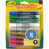 Crayola Colle à paillettes 9 pièces